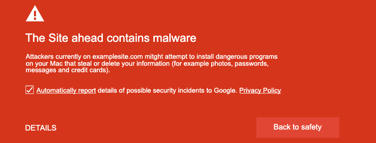 Website Is Flagged For Malware
