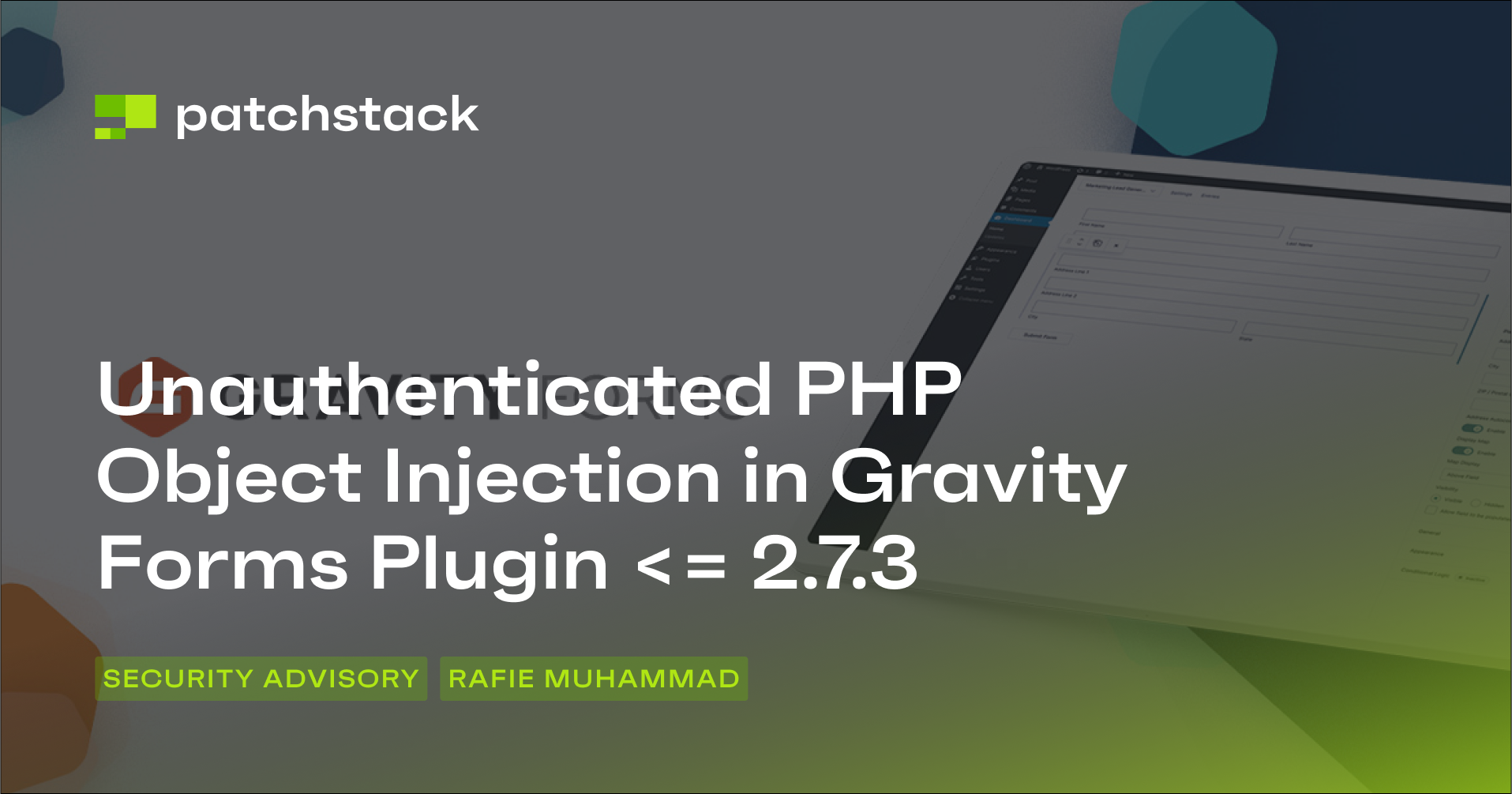 Security Vulnerability in Gravity Forms Plugin - Patchstack