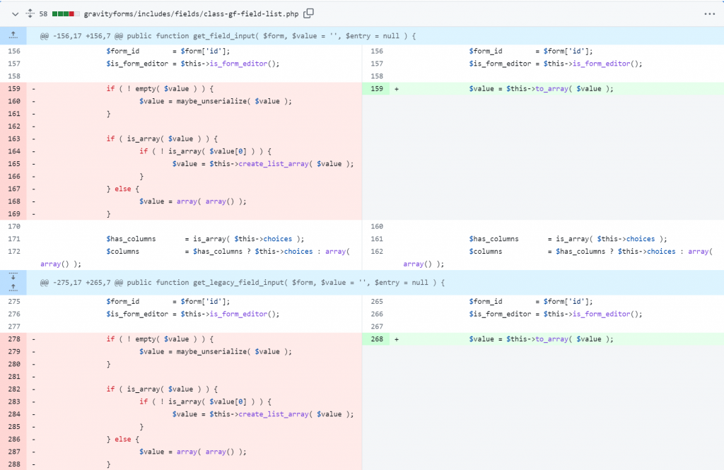 security vulnerability in Gravity Forms