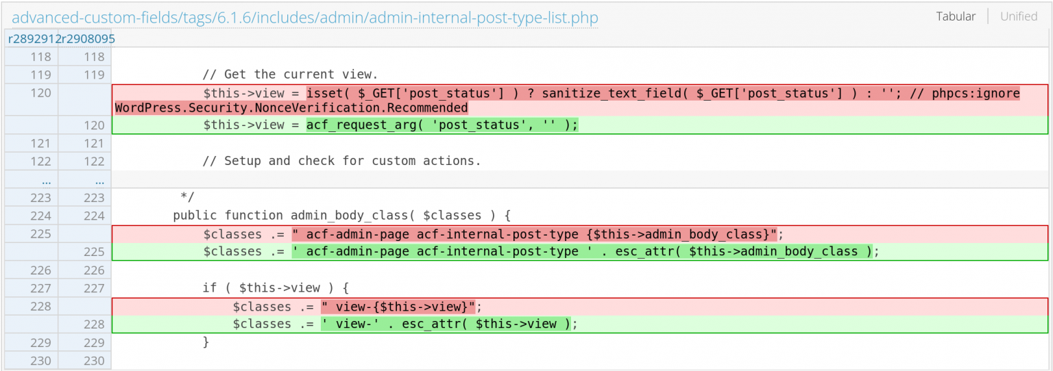 Reflected XSS in Advanced Custom Fields Plugins - Patchstack