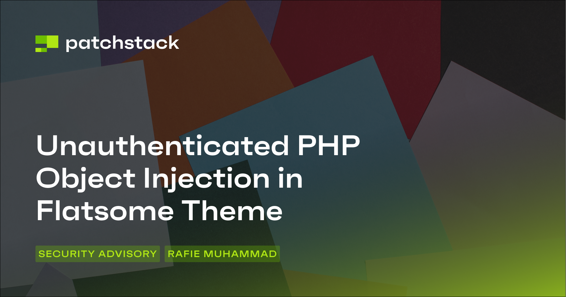 PHP Object Injection Vulnerability in Flatsome Theme - Patchstack