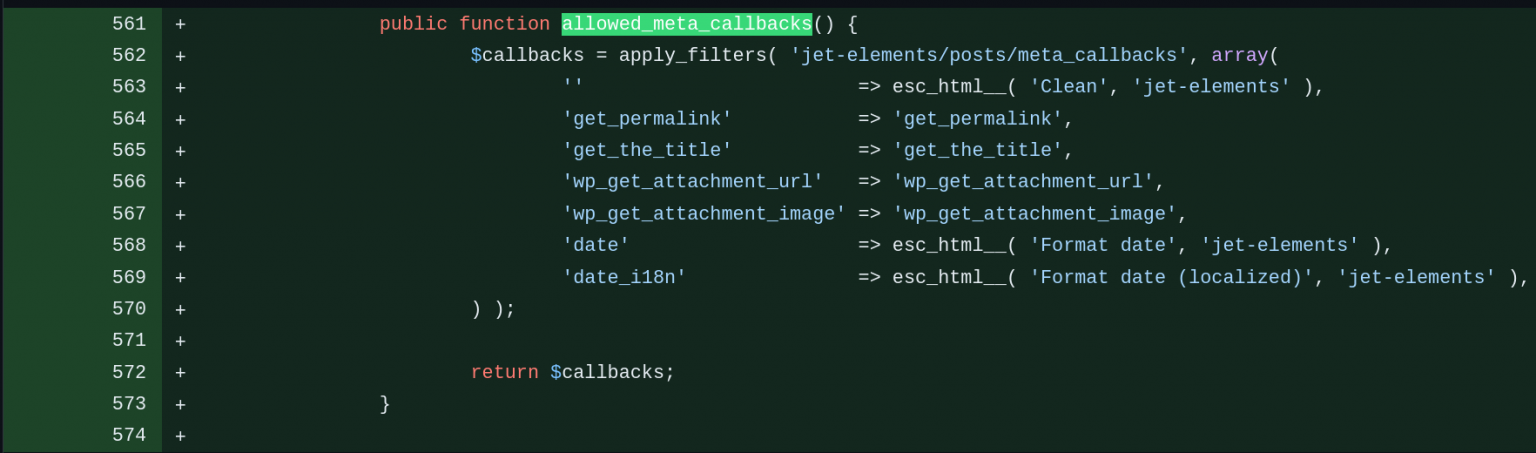 RCE vulnerability in JetElements For Elementor Plugin - Patchstack