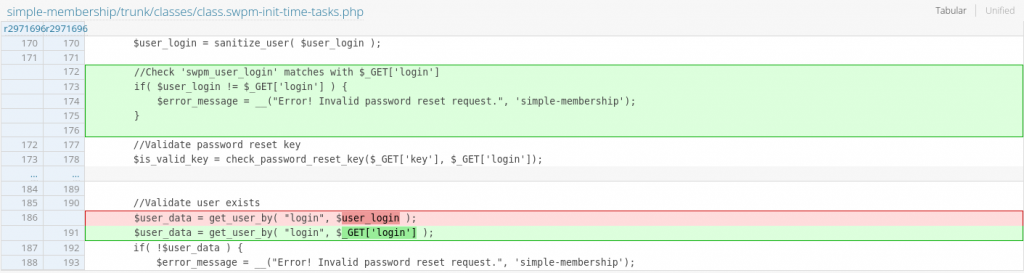 Vulnerability In The Simple Membership Plugin