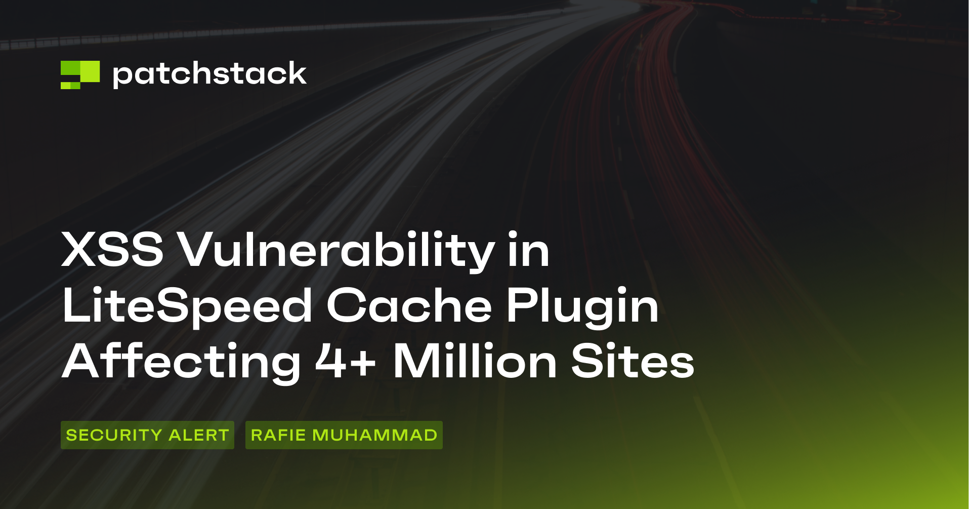 XSS Vulnerability in LiteSpeed Cache Plugin - Patchstack