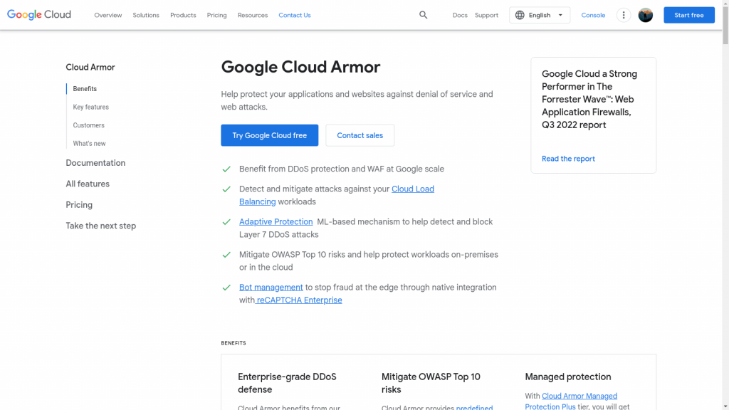 google cloud armor