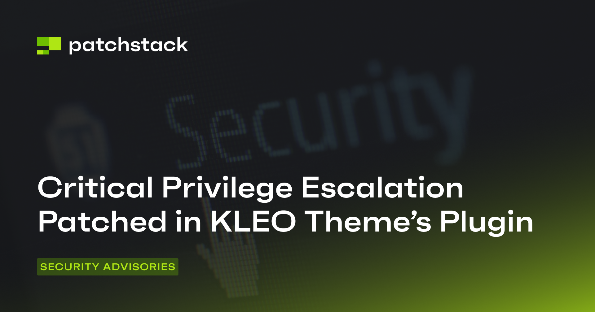 Critical Privilege Escalation Patched in KLEO Theme's Plugin - Patchstack