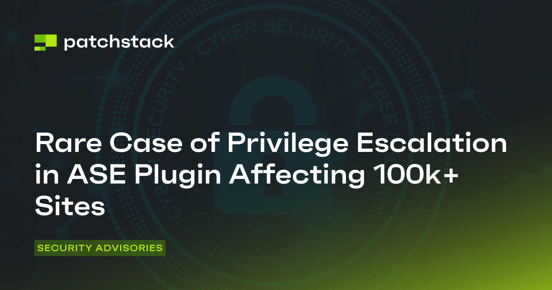 Rare Case of Privilege Escalation in ASE Plugin Affecting 100k+ Sites ...