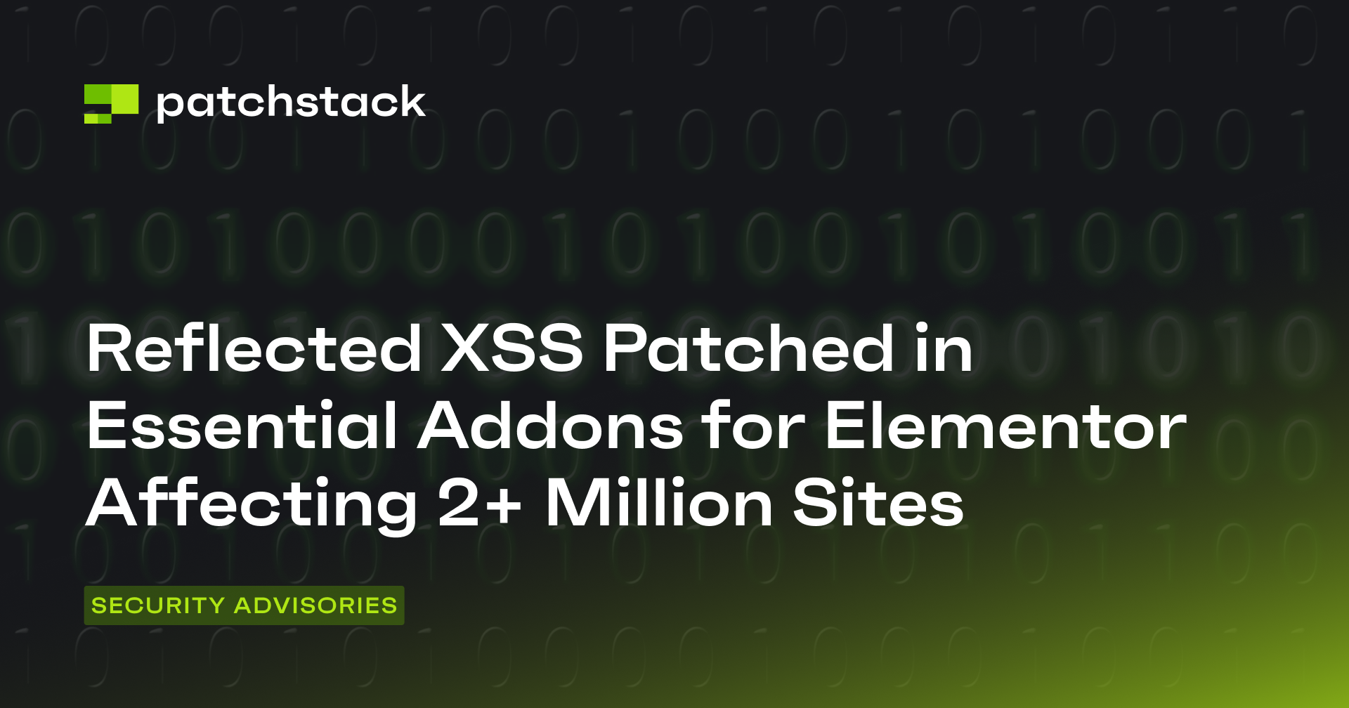 Reflected XSS Patched in Essential Addons for Elementor Affecting 2 ...