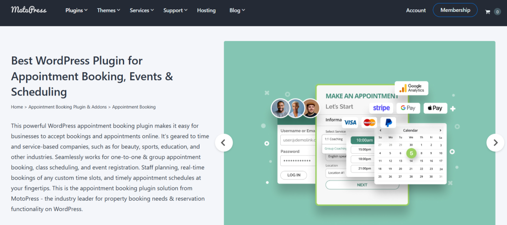 MotoPress Appointment Booking