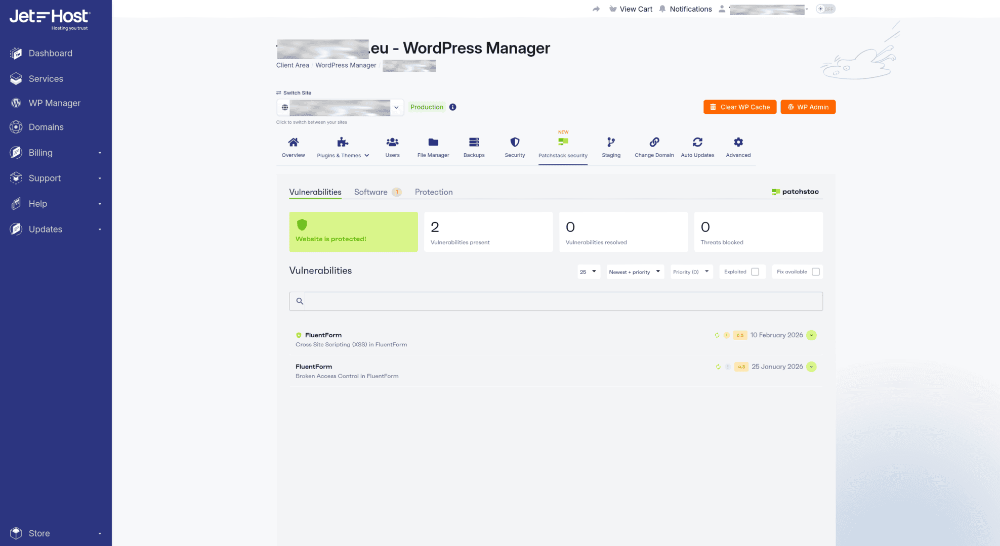 JetHost Partners with Patchstack for Proactive WordPress Security ...