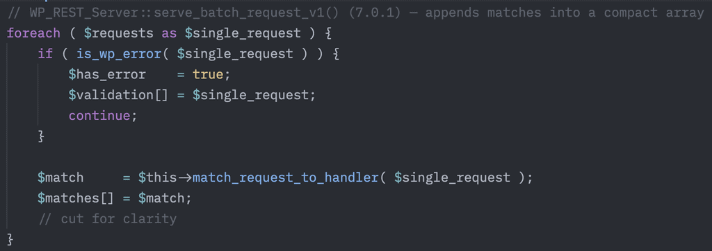 Part of the vulnerable code in 7.0.1 for Vulnerability #2
